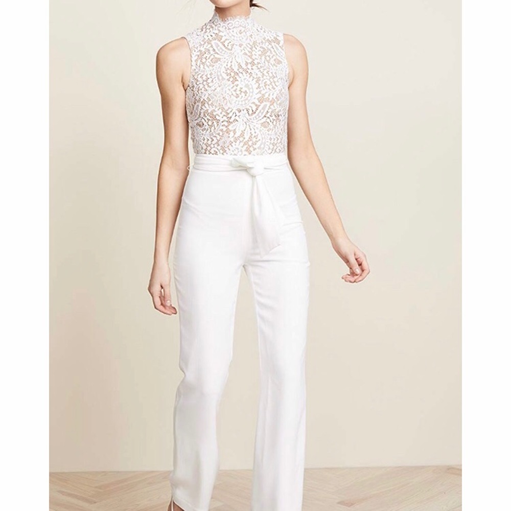 Misha Josie white jumpsuit